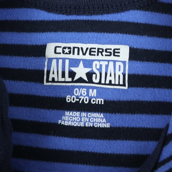 CONVERSE onesie set, boy's size 0/6M - Picture 4 of 4